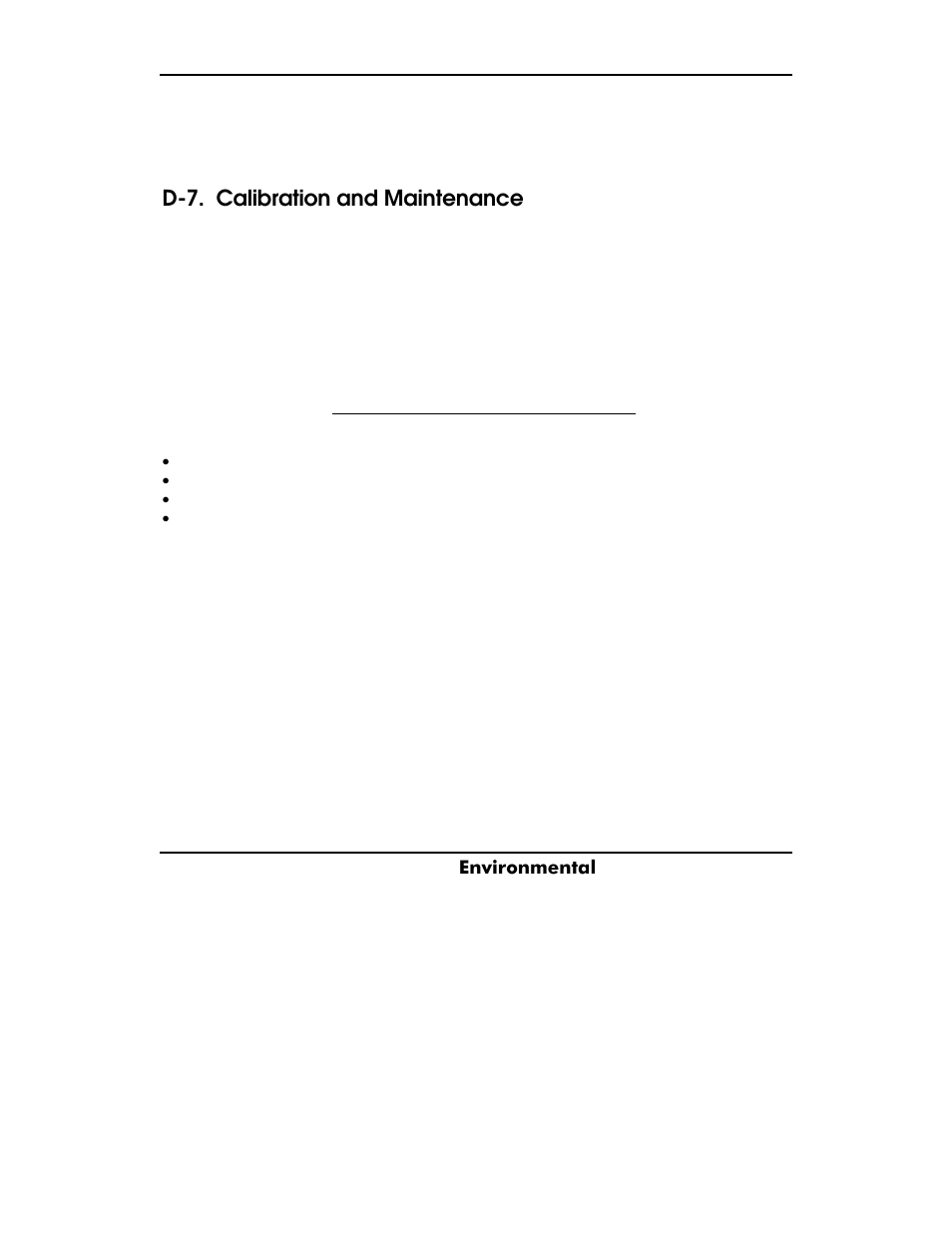 Y s i, D-7. calibration and maintenance | YSI ADV6600 User Manual | Page 183 / 202