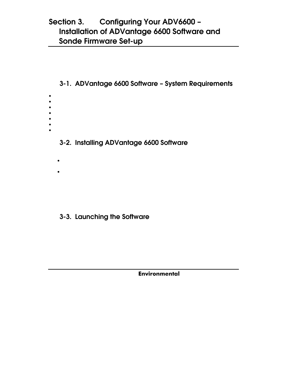 Advantage 6600 software – system requirements, Installing advantage 6600 software, Launching the software | Y s i, 3. launching the software | YSI ADV6600 User Manual | Page 25 / 202