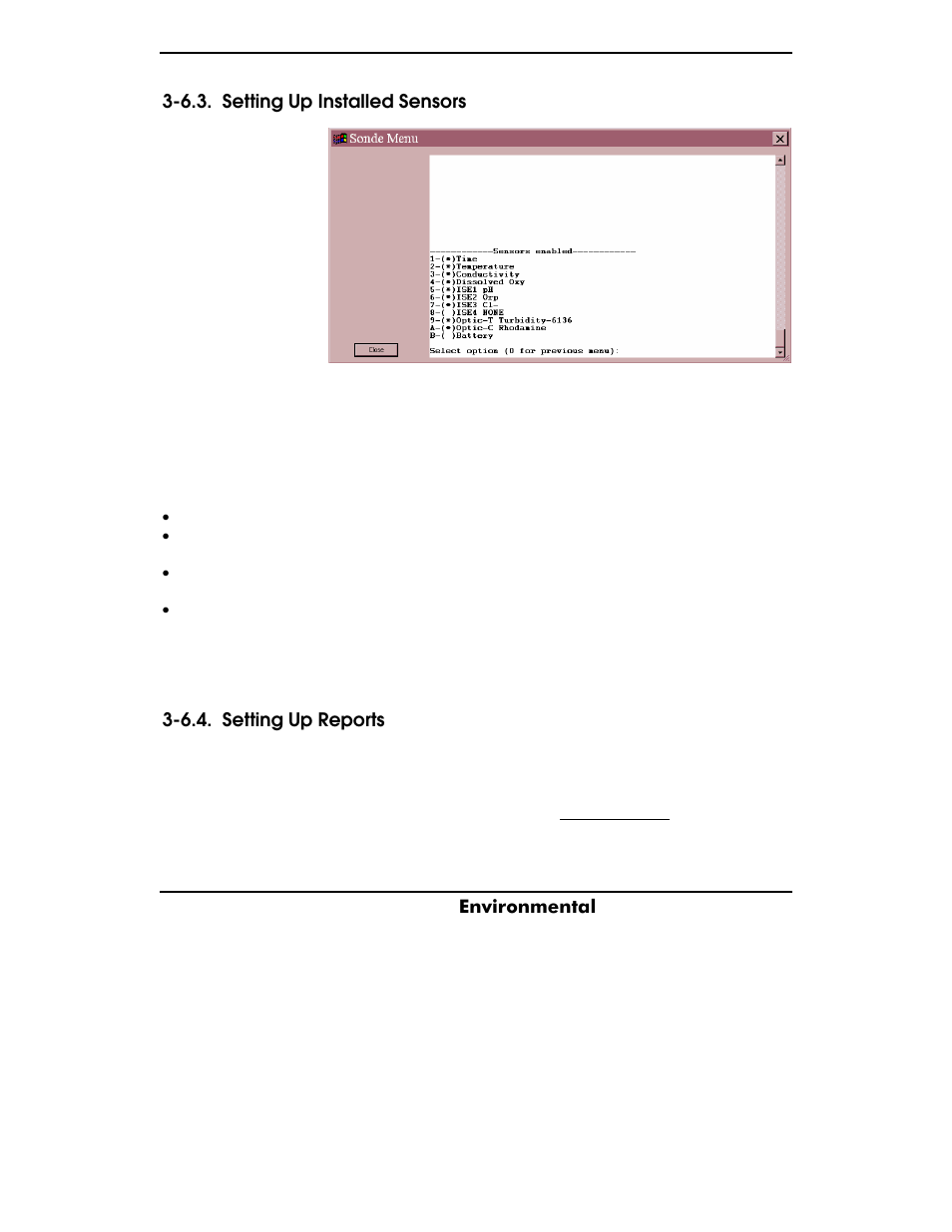 2.3. opening a recorded beam check file, 2.4. viewing a recorded beam check file, Y s i | YSI ADV6600 User Manual | Page 31 / 202
