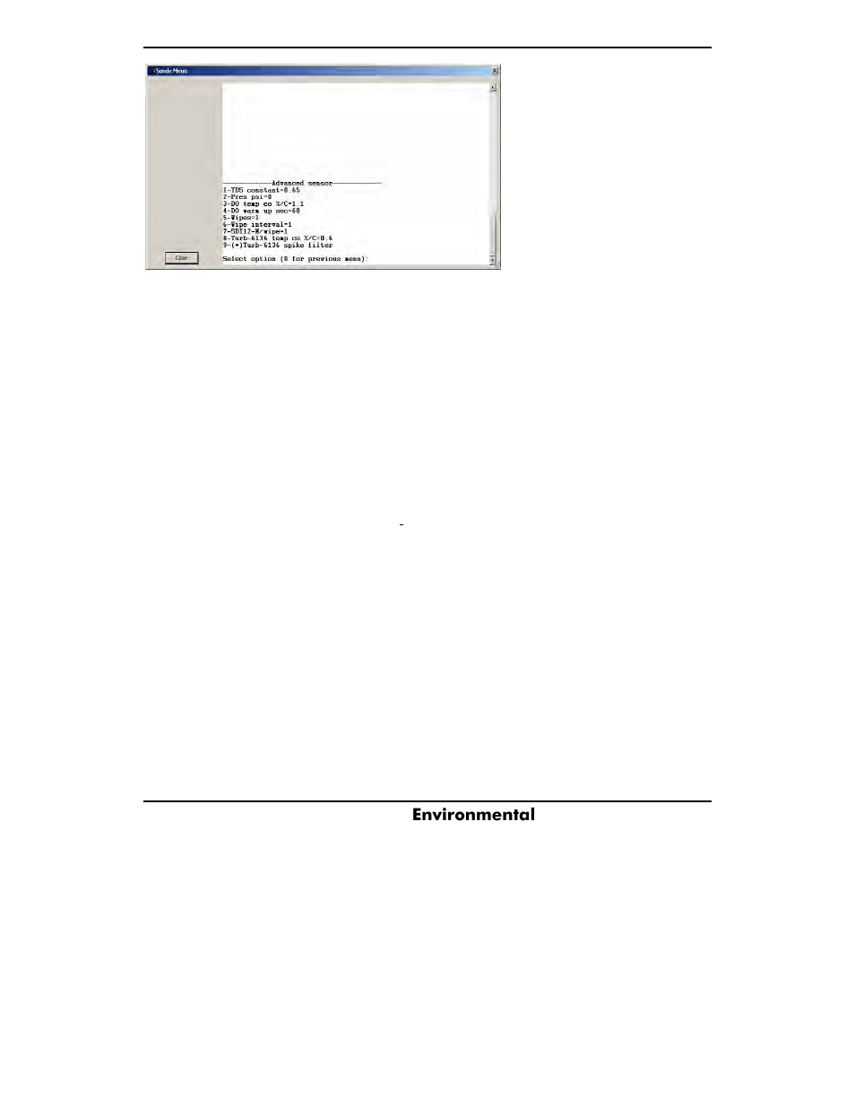 Y s i | YSI ADV6600 User Manual | Page 36 / 202