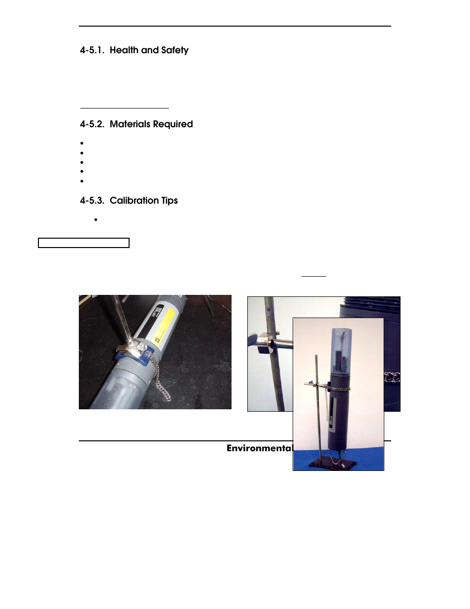 Water quality sensors – preparing for calibration, Y s i | YSI ADV6600 User Manual | Page 57 / 202