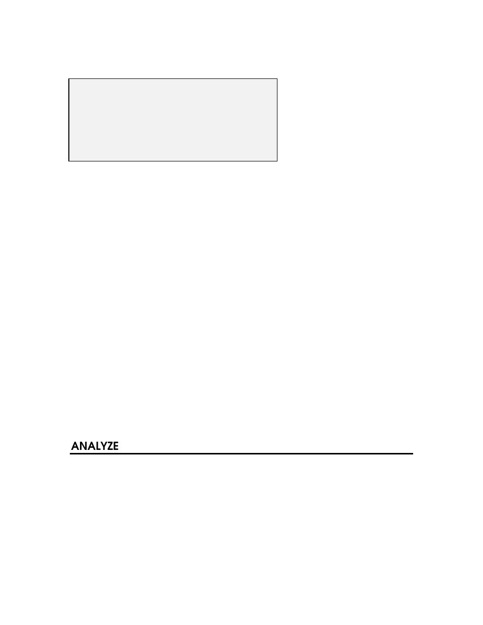 Analyze | YSI PC6000 User Manual | Page 14 / 42