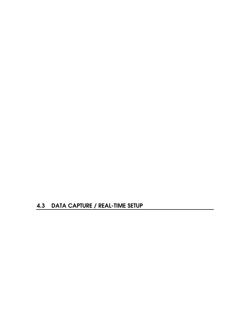 3 data capture / real˚time setup, 3 data capture / real-time setup | YSI PC6000 User Manual | Page 26 / 42