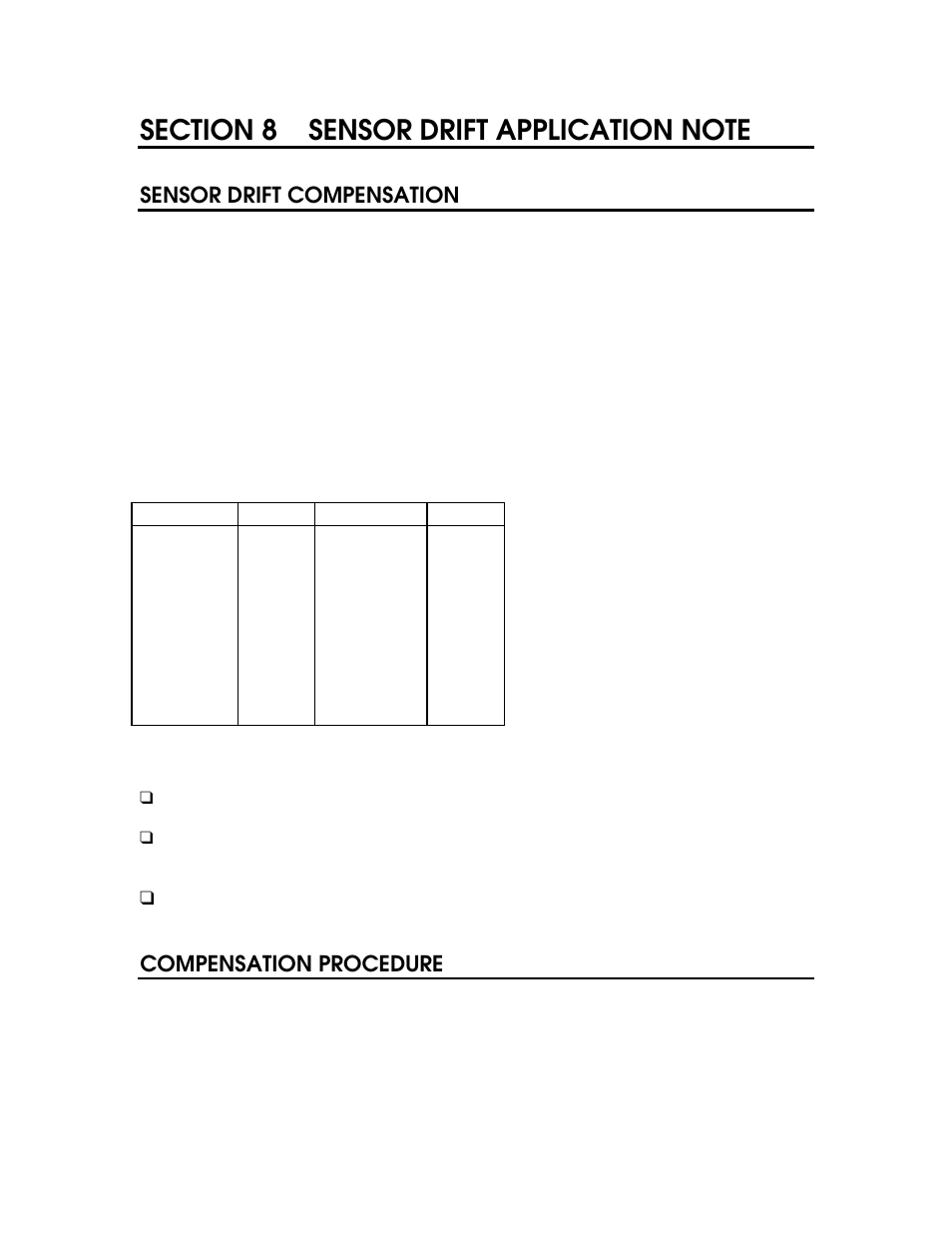 Sensor drift compensation, Compensation procedure | YSI PC6000 User Manual | Page 34 / 42