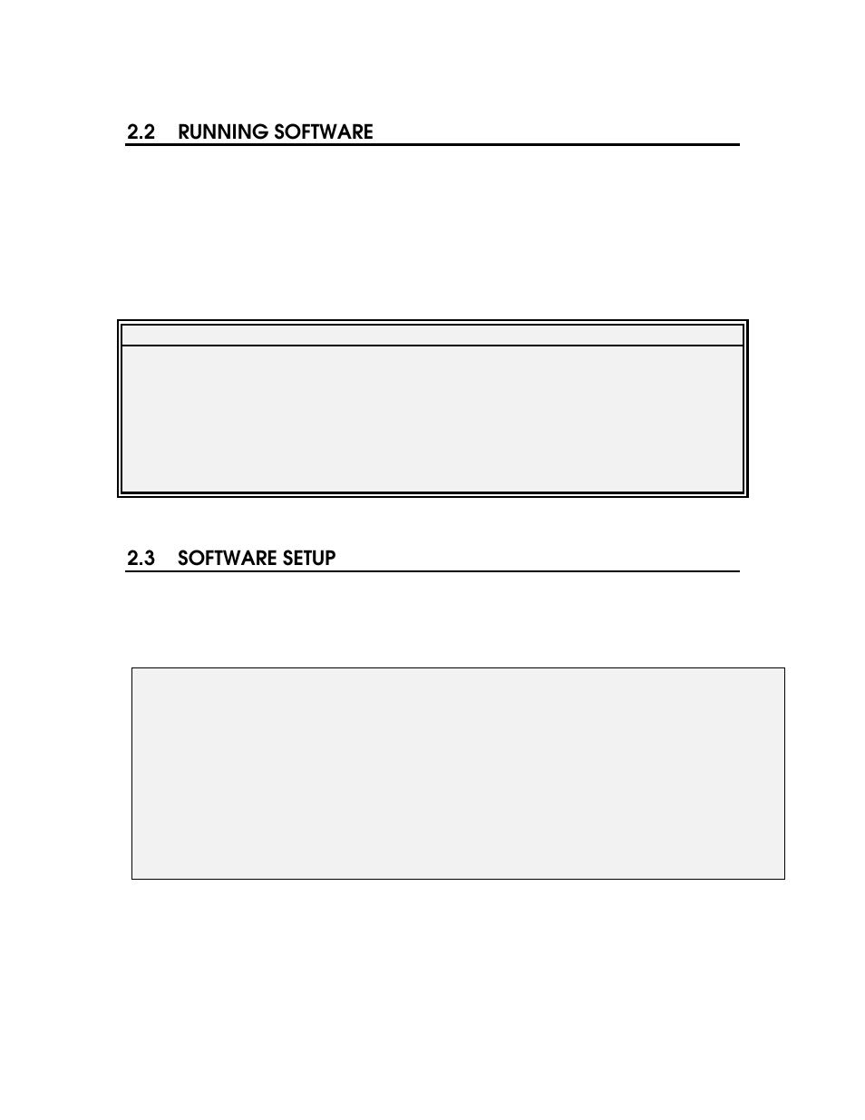 2 running software, 3 software setup | YSI PC6000 User Manual | Page 7 / 42