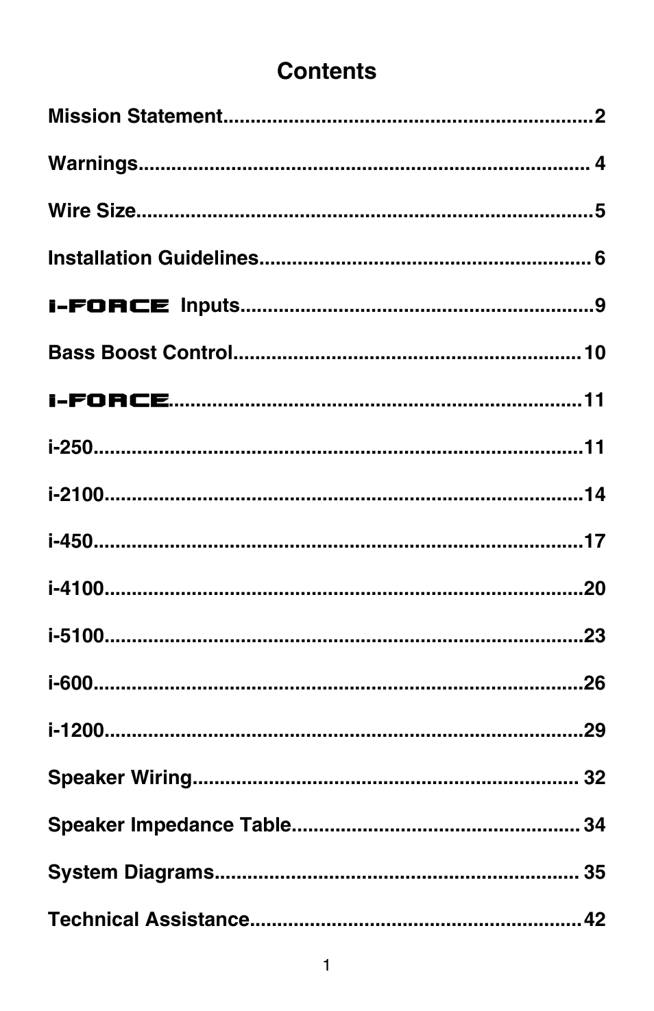 Zapco i-Force User Manual | 42 pages