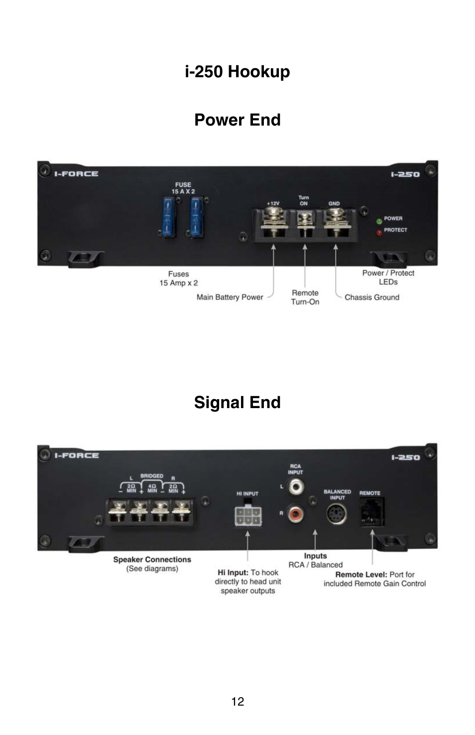 Zapco i-Force User Manual | Page 12 / 42