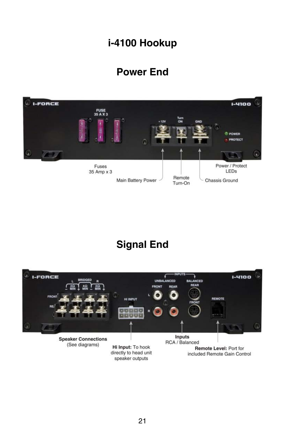 Zapco i-Force User Manual | Page 21 / 42
