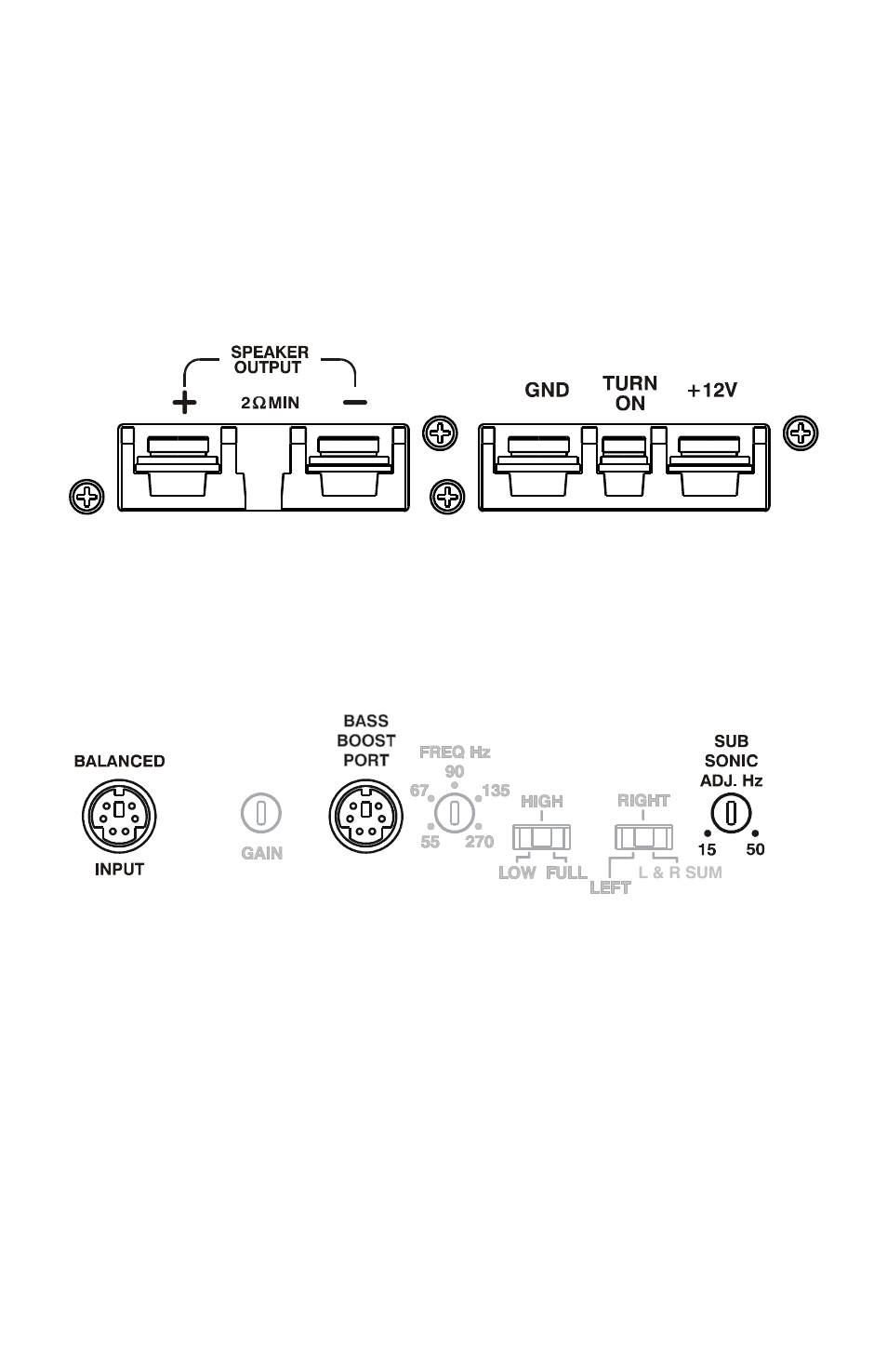 Reference series monaural amp controls | Zapco AG Reference-series User Manual | Page 38 / 94