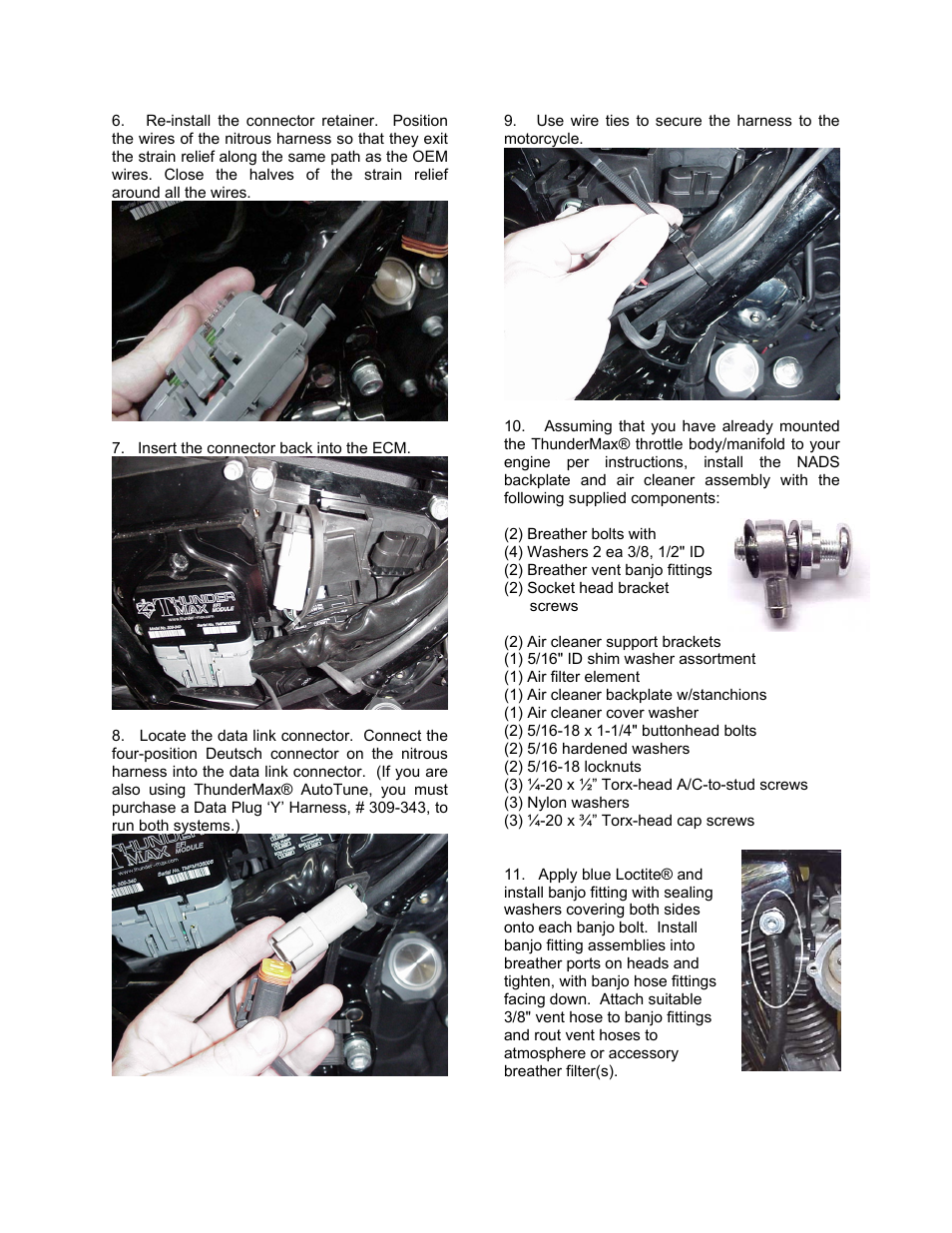 Zipper's Performance 109-213 User Manual | Page 2 / 6