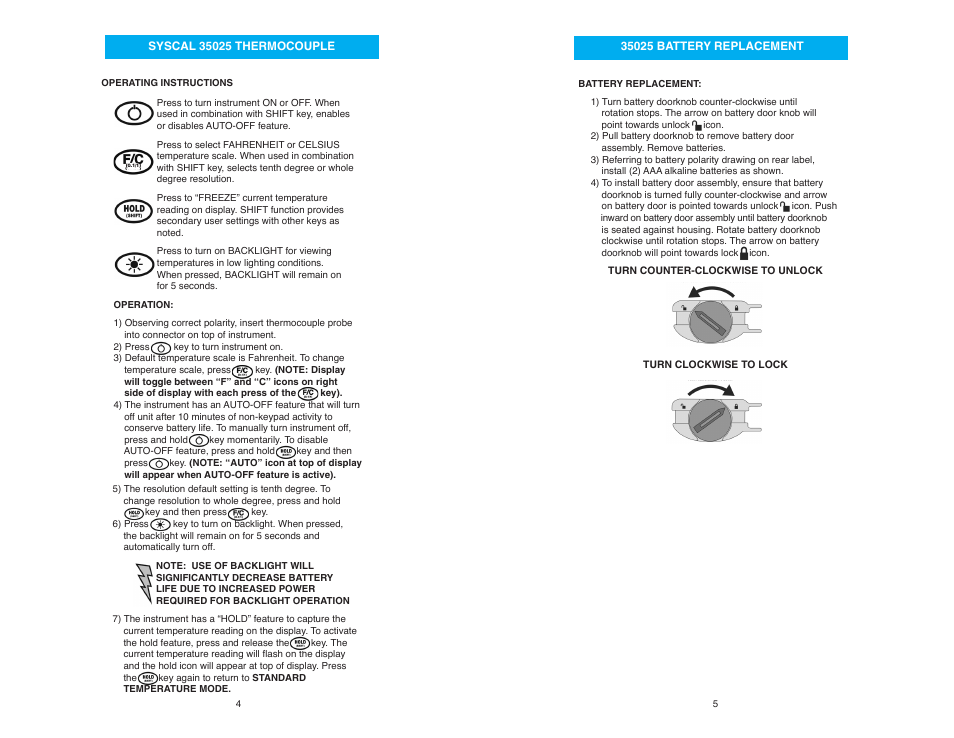 Cooper-Atkins 93025 User Manual | Page 4 / 4