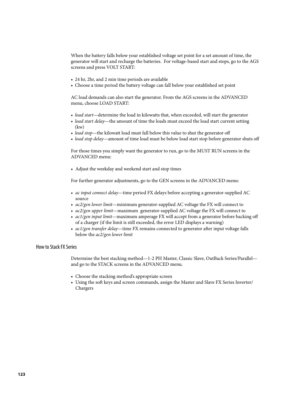Outback Power Systems MATE2 User Manual | Page 123 / 128
