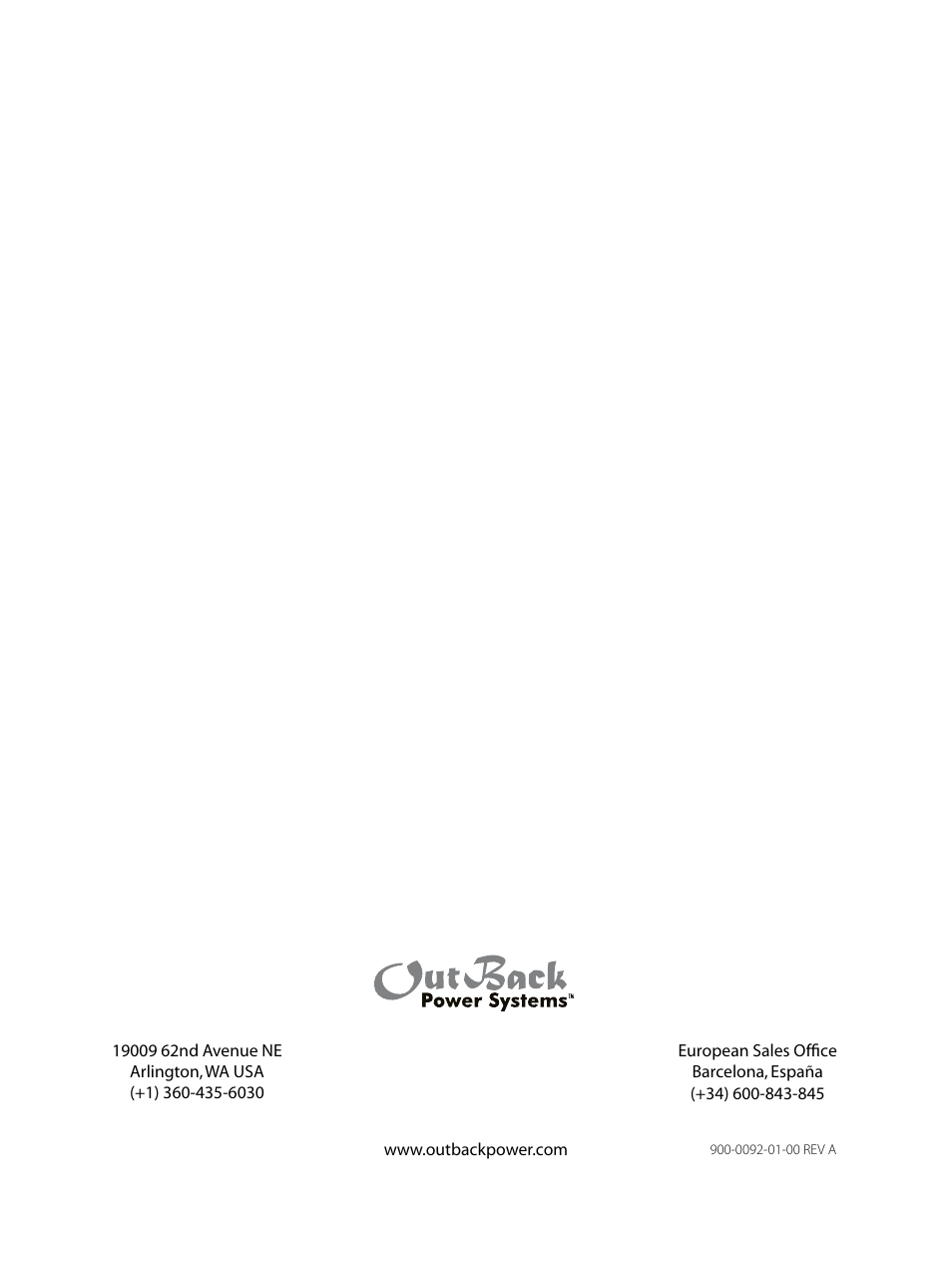 Outback Power Systems MATE2 User Manual | Page 128 / 128