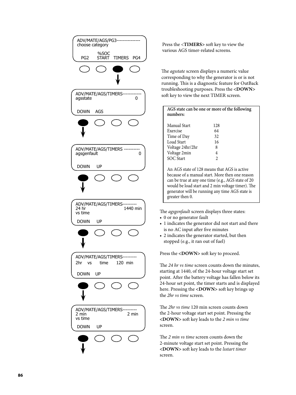 Outback Power Systems MATE2 User Manual | Page 86 / 128