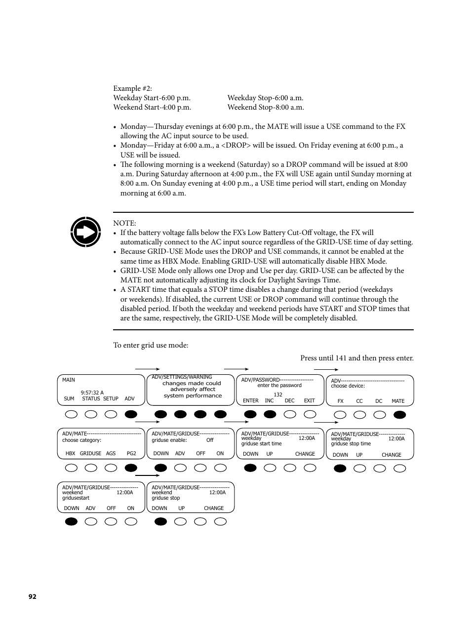 Outback Power Systems MATE2 User Manual | Page 92 / 128