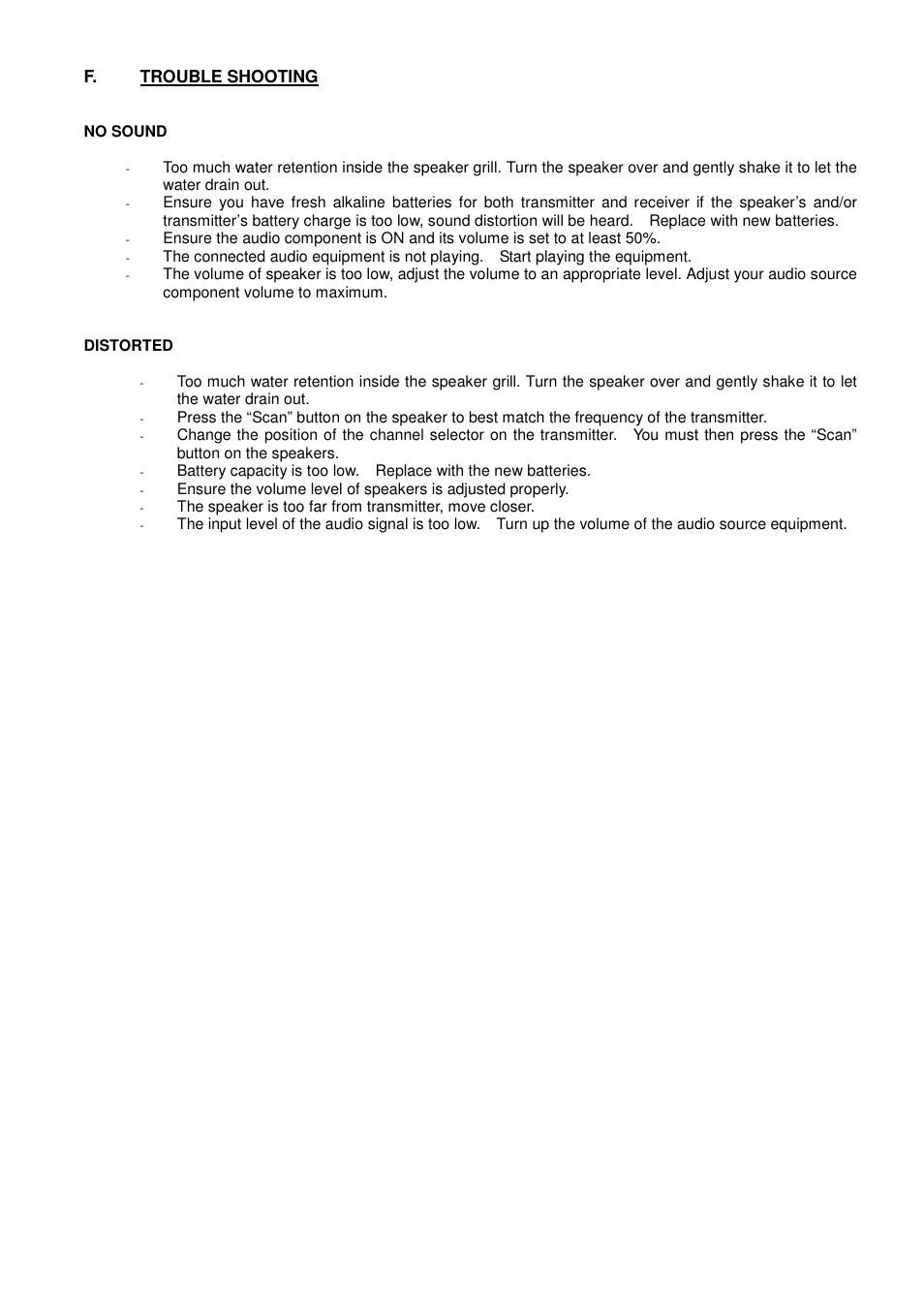 Cables Unlimited Audio Unlimited SPK-POOL User Manual | Page 7 / 8
