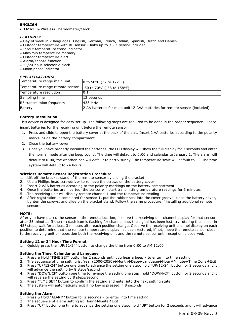 H-B Instrument 693 User Manual | 2 pages
