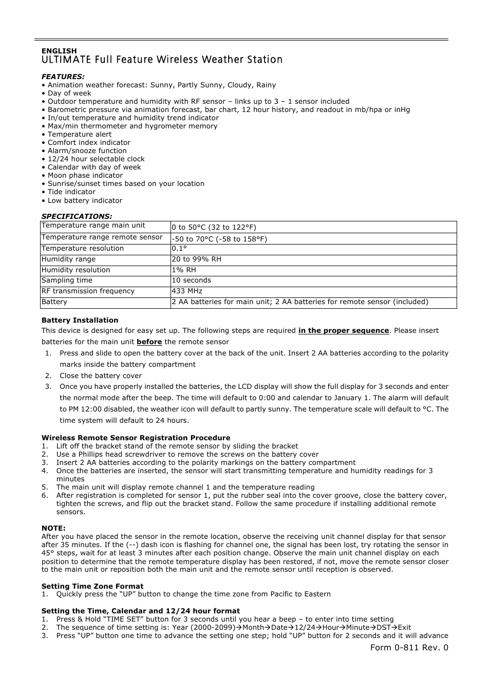 H-B Instrument 695 User Manual | 3 pages