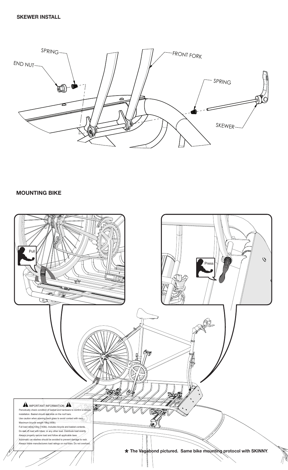 Mounting bike | Küat SKINNY User Manual | Page 2 / 4