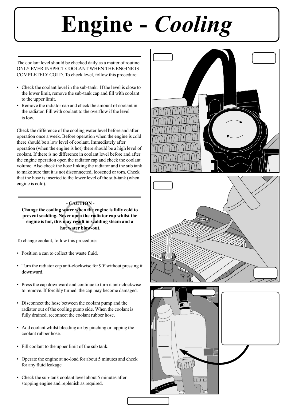 Engine - cooling | Countax D50 User Manual | Page 20 / 24