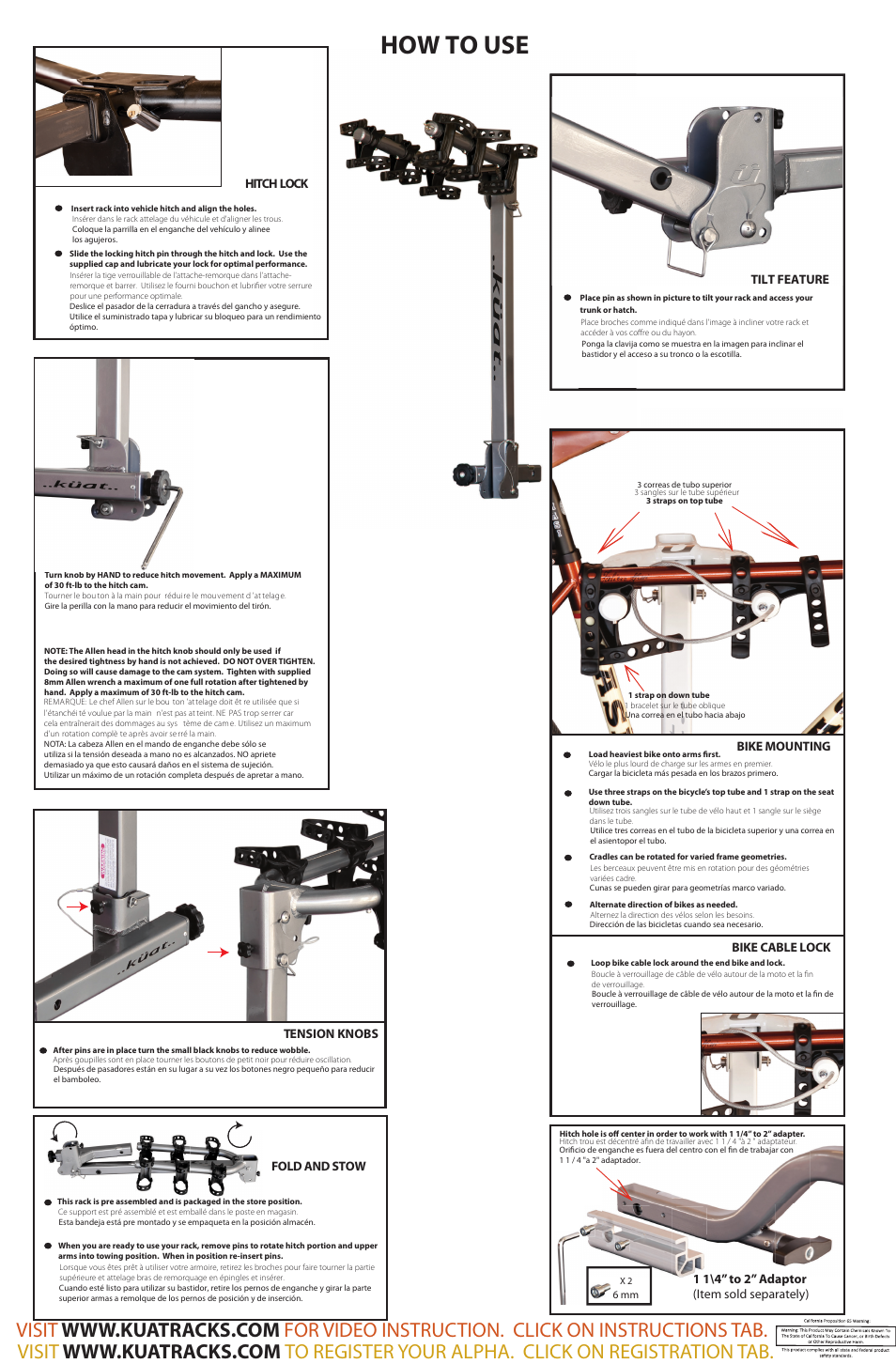 Küat Alpha User Manual | 3 pages