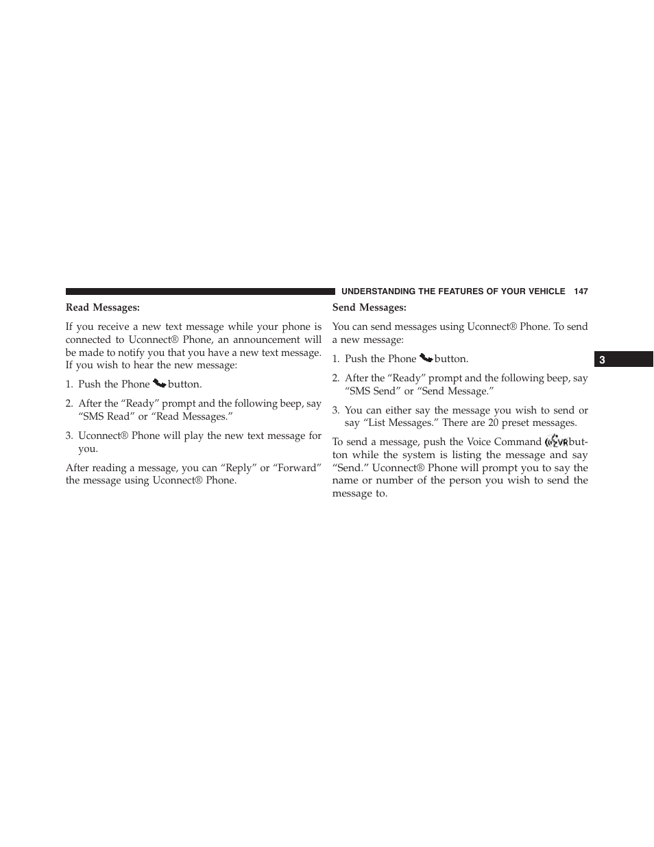 Ram Trucks 2015 Cargo Van Commercial - Owner Manual User Manual | Page 149 / 671