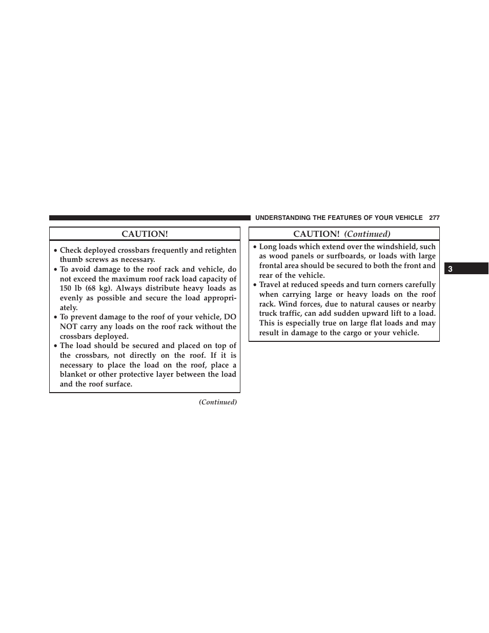 Ram Trucks 2015 Cargo Van Commercial - Owner Manual User Manual | Page 279 / 671