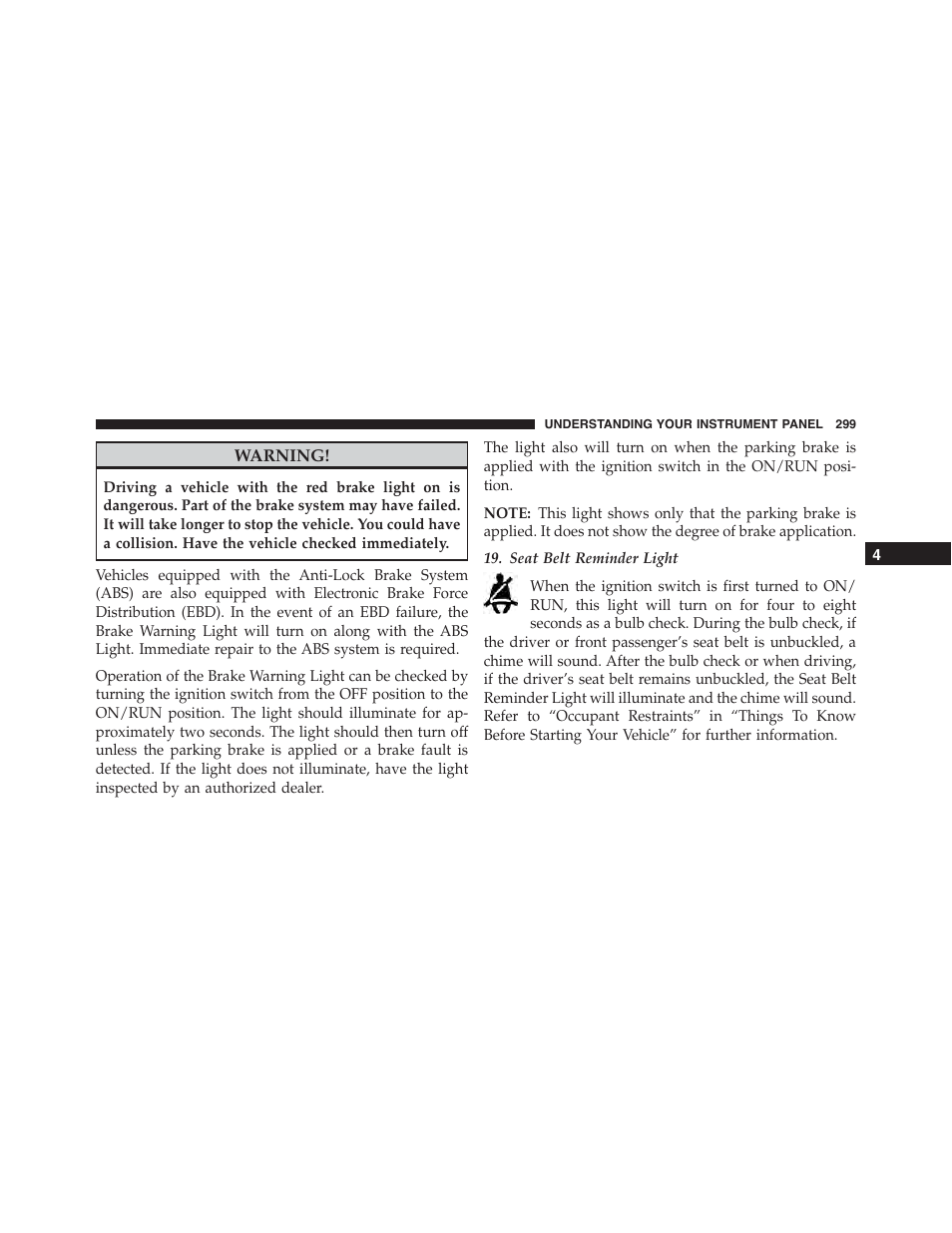 Ram Trucks 2015 Cargo Van Commercial - Owner Manual User Manual | Page 301 / 671