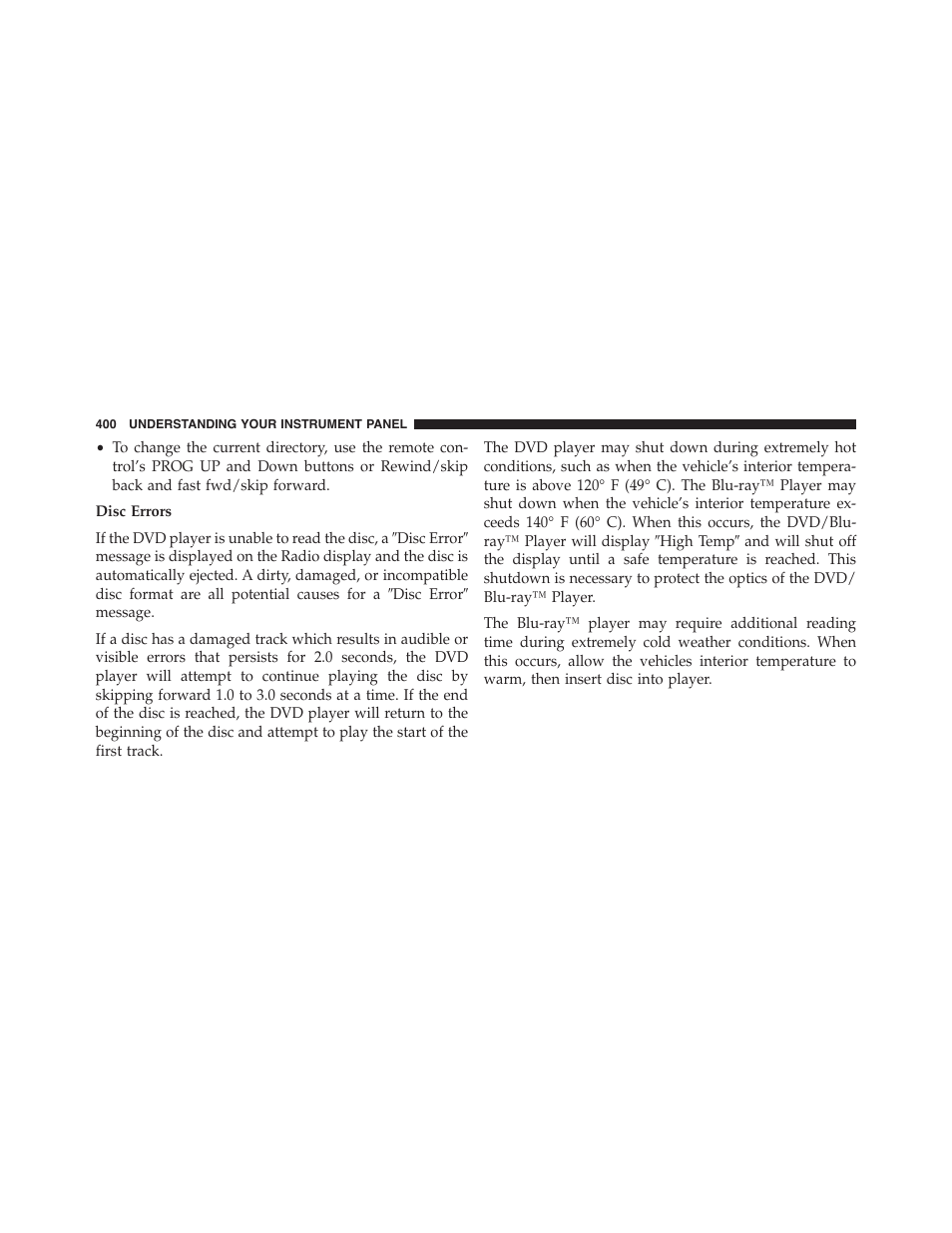 Ram Trucks 2015 Cargo Van Commercial - Owner Manual User Manual | Page 402 / 671