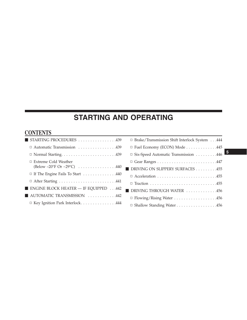 Ram Trucks 2015 Cargo Van Commercial - Owner Manual User Manual | Page 437 / 671