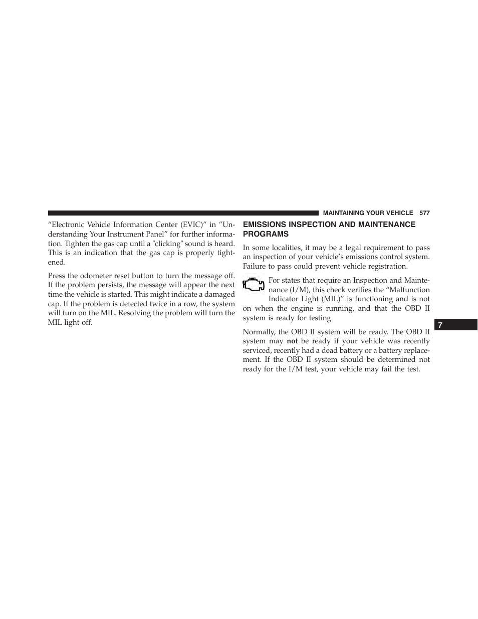 Emissions inspection and maintenance programs, Emissions inspection and maintenance, Programs | Ram Trucks 2015 Cargo Van Commercial - Owner Manual User Manual | Page 579 / 671