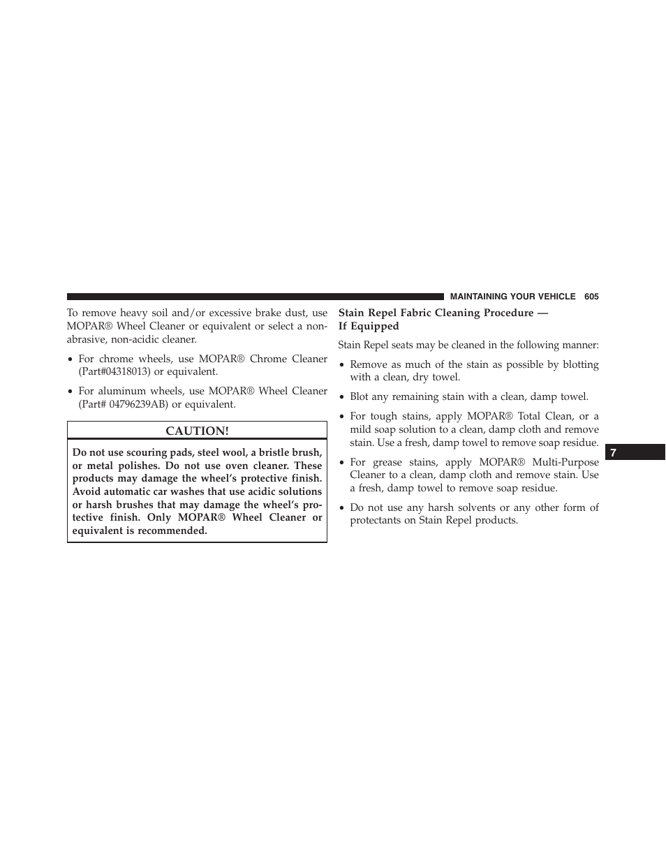 Ram Trucks 2015 Cargo Van Commercial - Owner Manual User Manual | Page 607 / 671