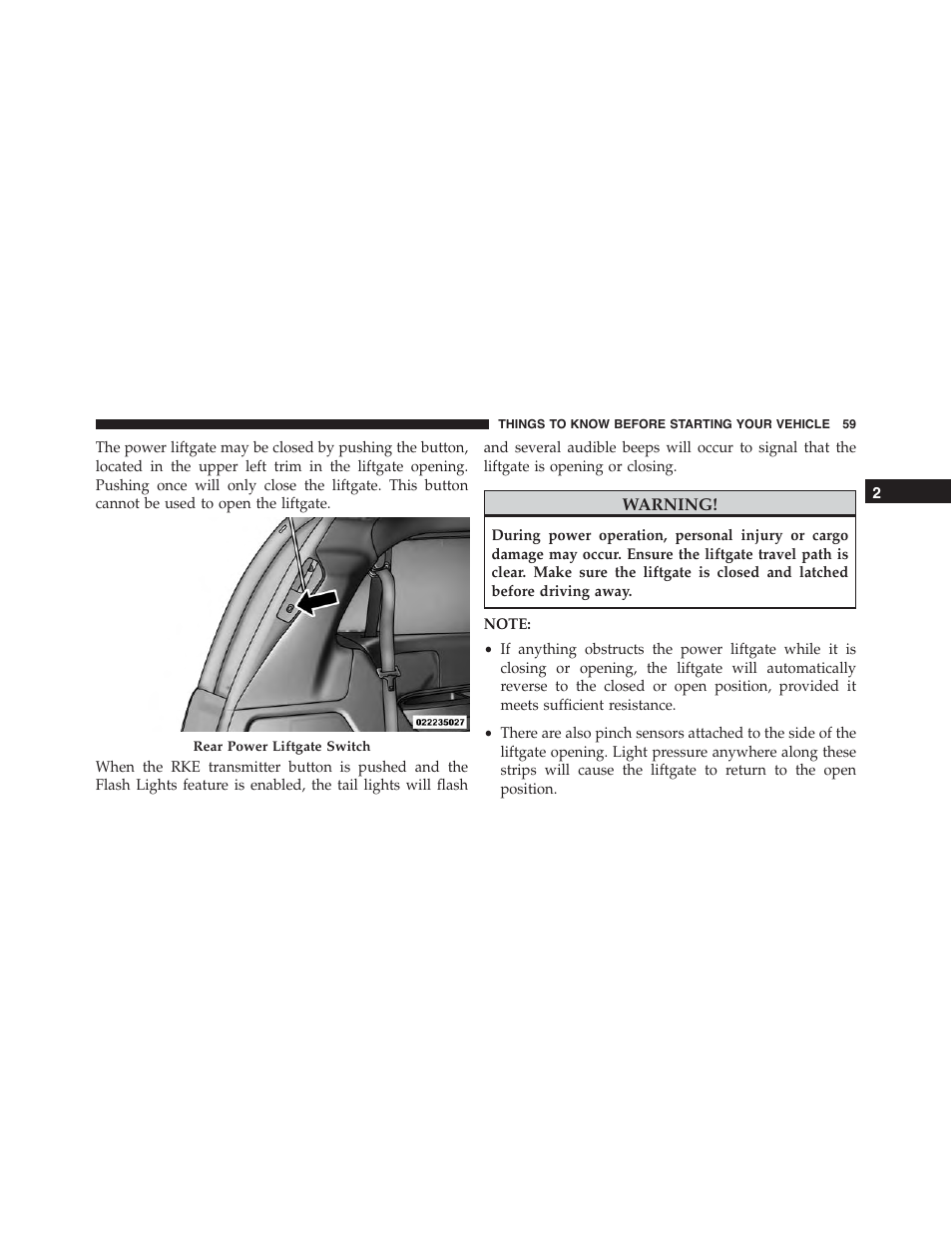 Ram Trucks 2015 Cargo Van Commercial - Owner Manual User Manual | Page 61 / 671