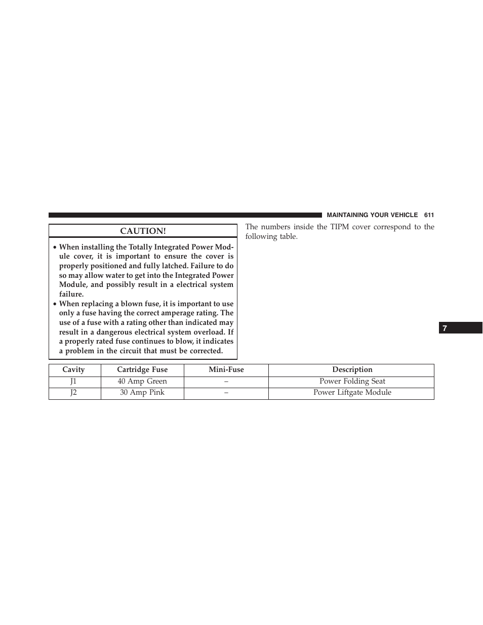 Ram Trucks 2015 Cargo Van Commercial - Owner Manual User Manual | Page 613 / 671