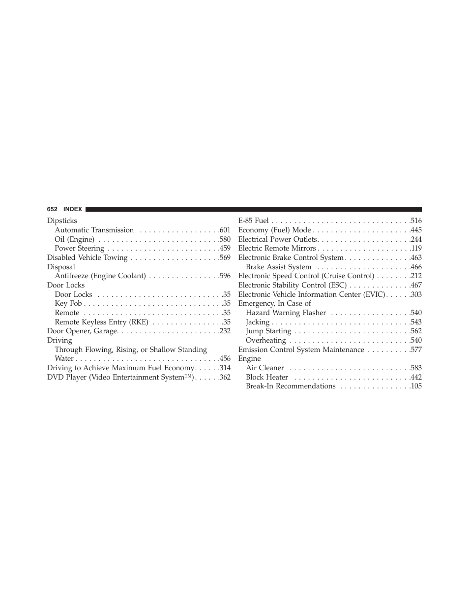 Ram Trucks 2015 Cargo Van Commercial - Owner Manual User Manual | Page 654 / 671