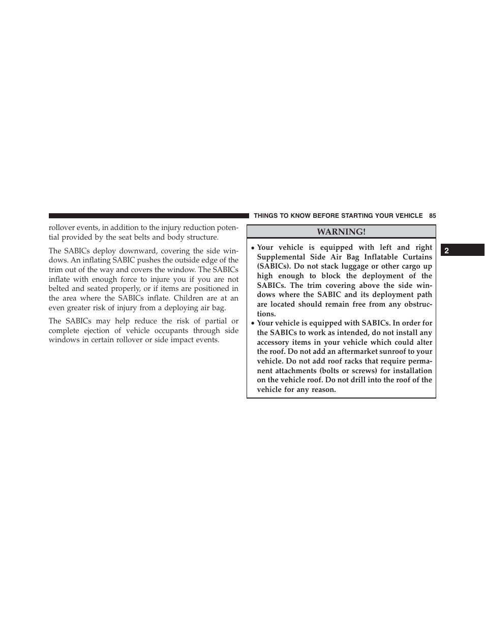 Ram Trucks 2015 Cargo Van Commercial - Owner Manual User Manual | Page 87 / 671