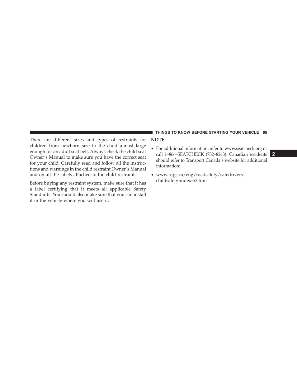 Ram Trucks 2015 Cargo Van Commercial - Owner Manual User Manual | Page 97 / 671