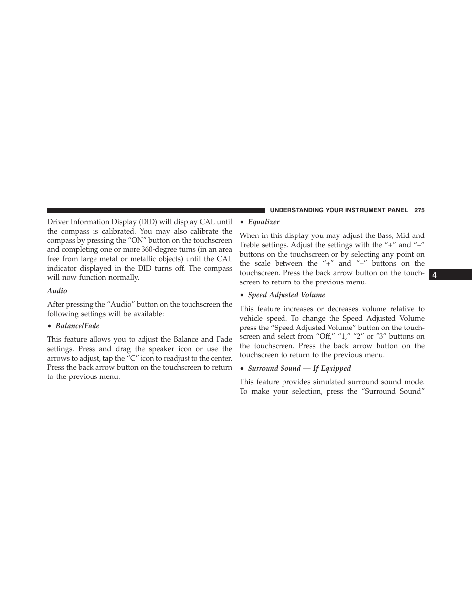 Ram Trucks 2015 Chassis Cab Commercial - Owner Manual User Manual | Page 277 / 599