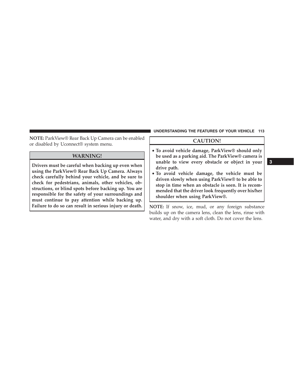 Ram Trucks 2015 ProMaster - Owner Manual User Manual | Page 115 / 431