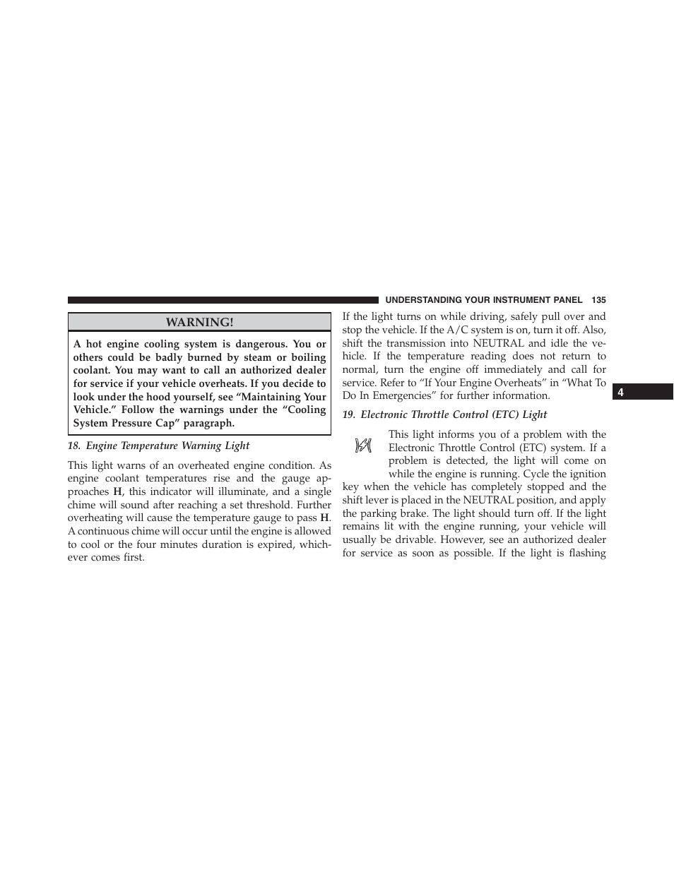 Ram Trucks 2015 ProMaster - Owner Manual User Manual | Page 137 / 431