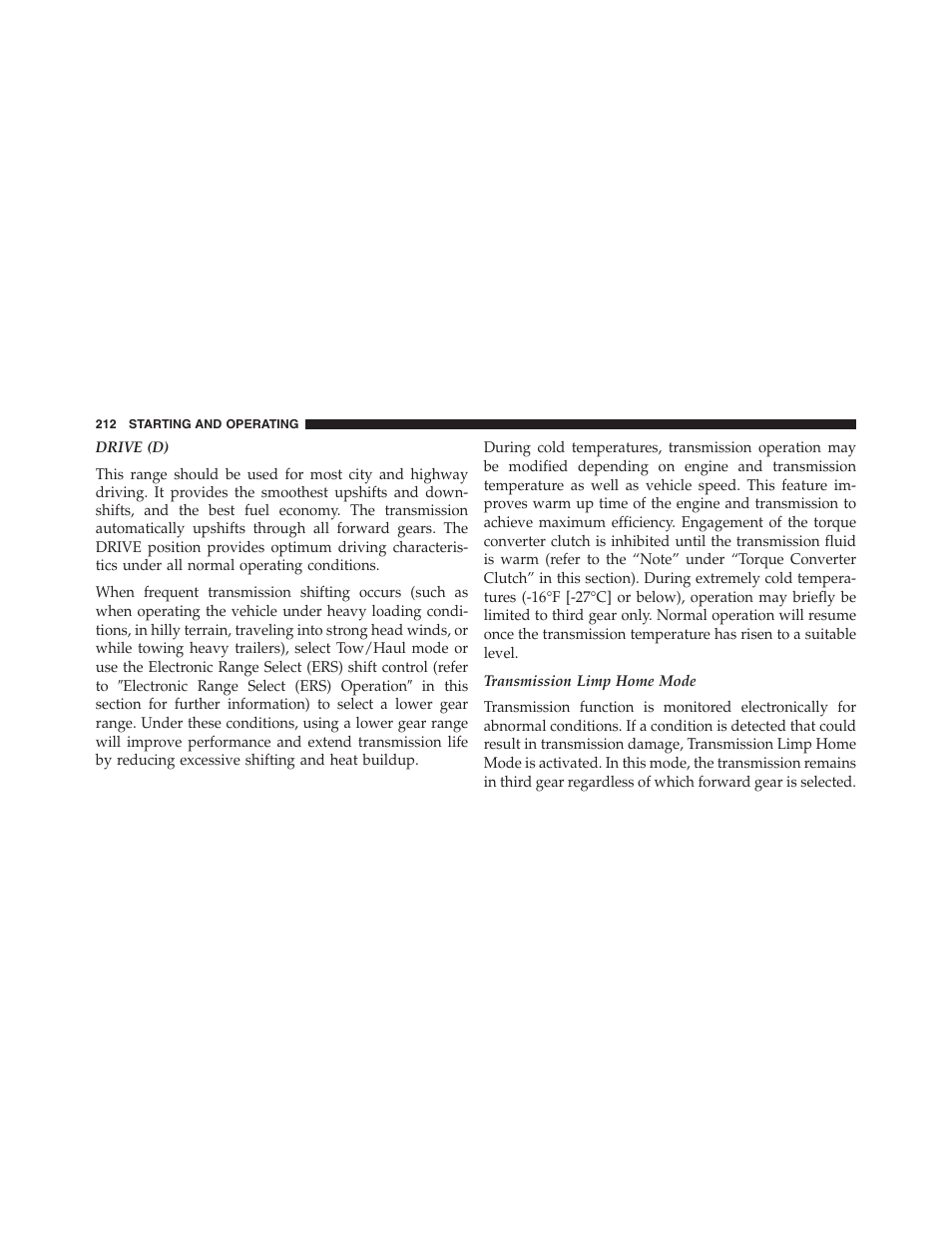 Ram Trucks 2015 ProMaster - Owner Manual User Manual | Page 214 / 431