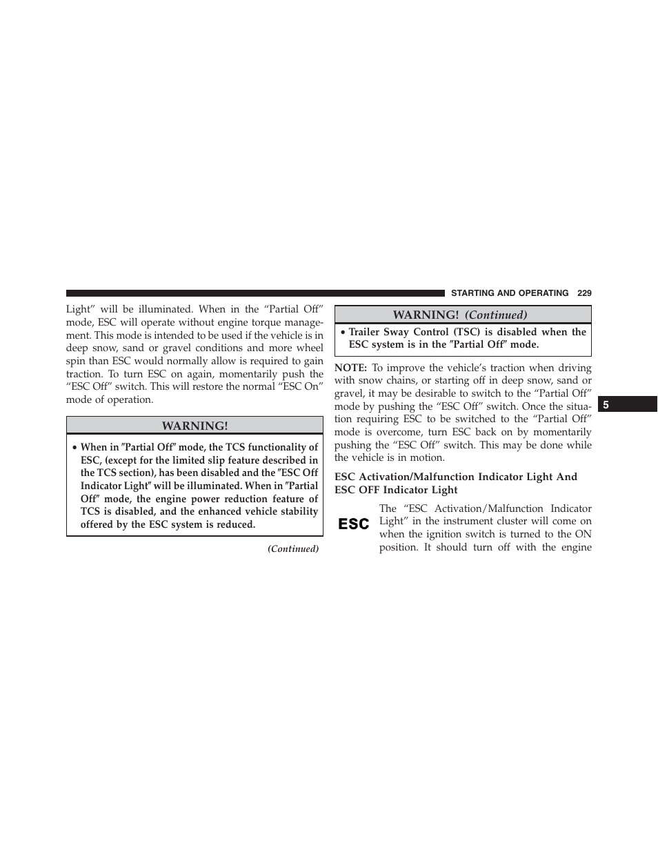Ram Trucks 2015 ProMaster - Owner Manual User Manual | Page 231 / 431
