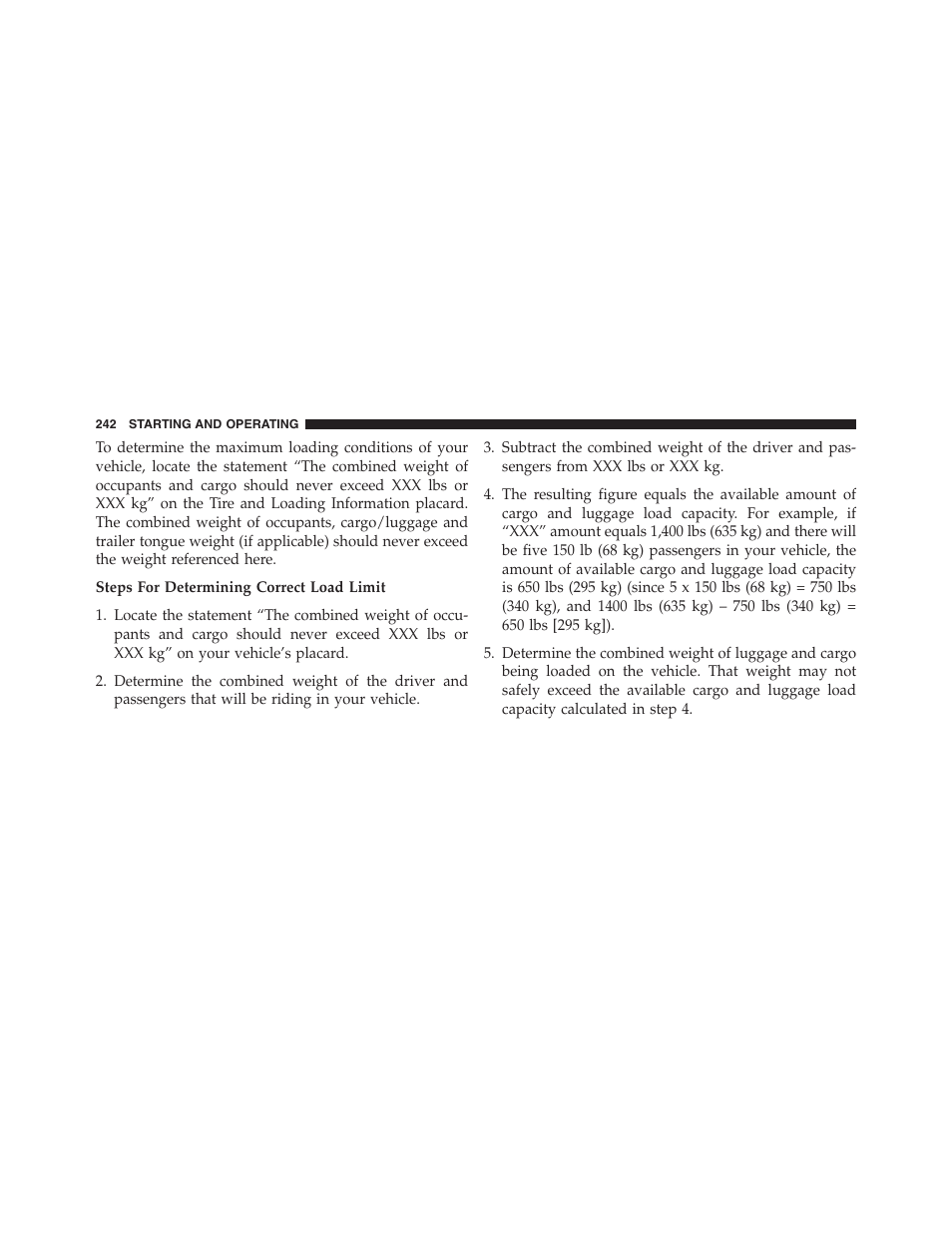 Ram Trucks 2015 ProMaster - Owner Manual User Manual | Page 244 / 431
