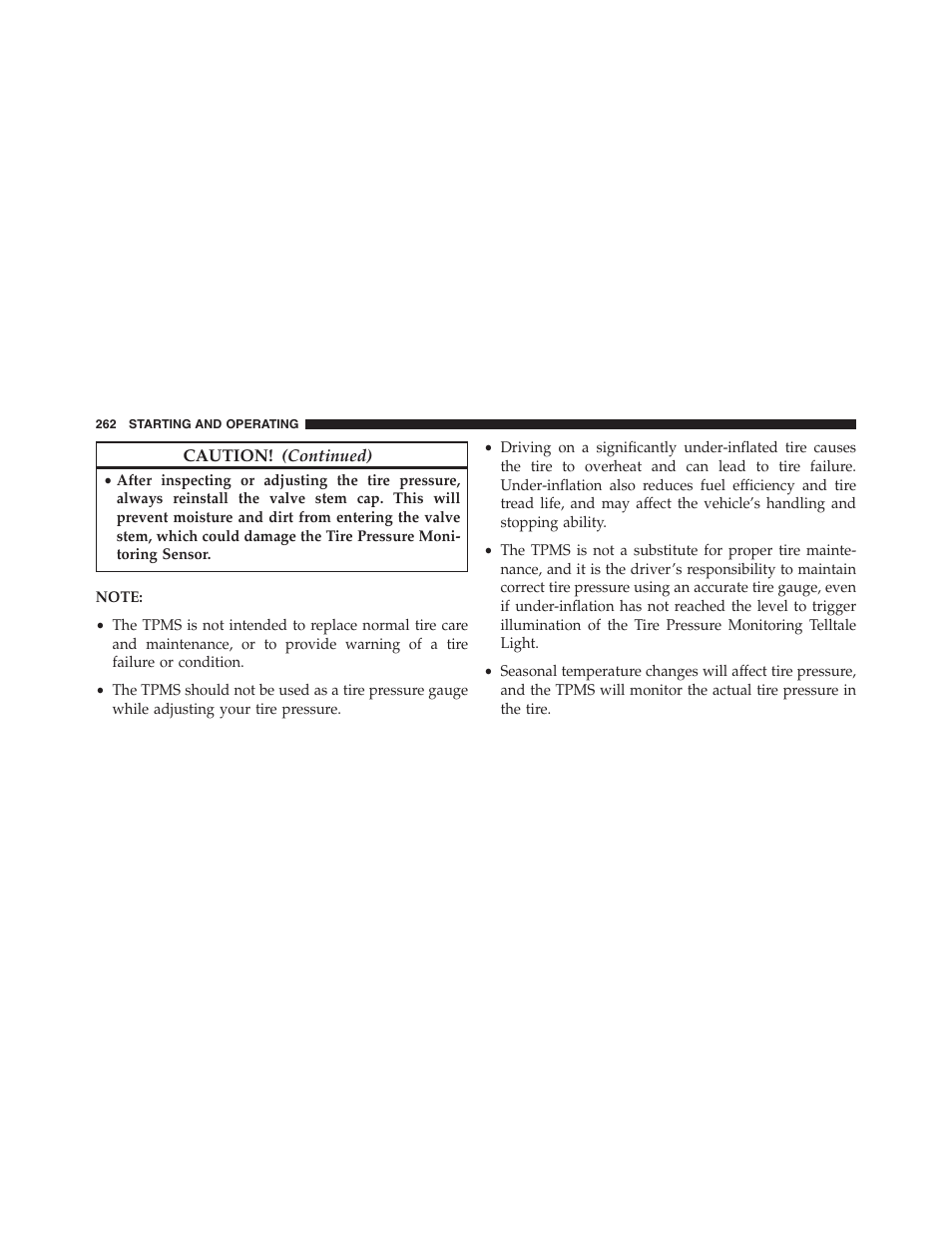 Ram Trucks 2015 ProMaster - Owner Manual User Manual | Page 264 / 431