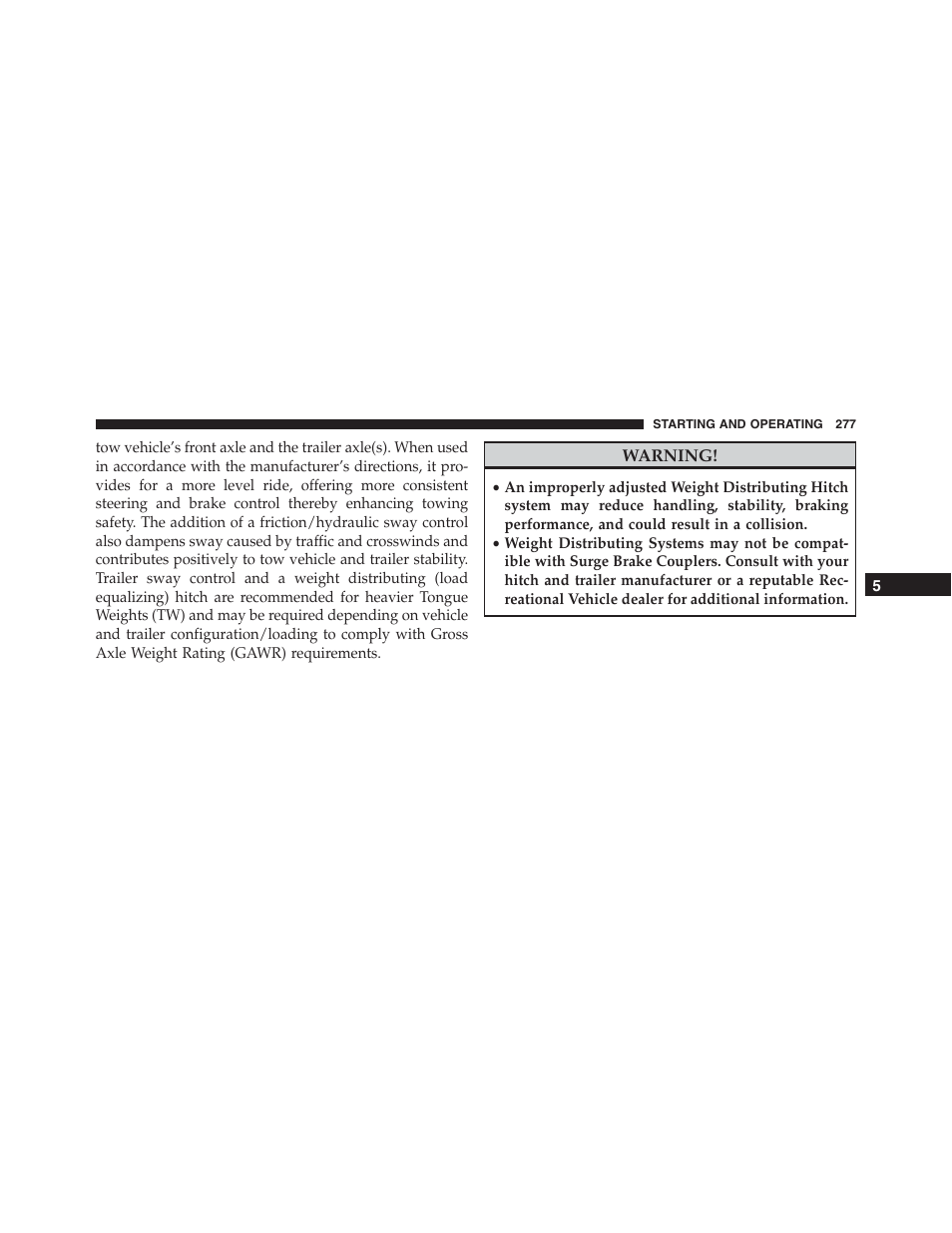 Ram Trucks 2015 ProMaster - Owner Manual User Manual | Page 279 / 431