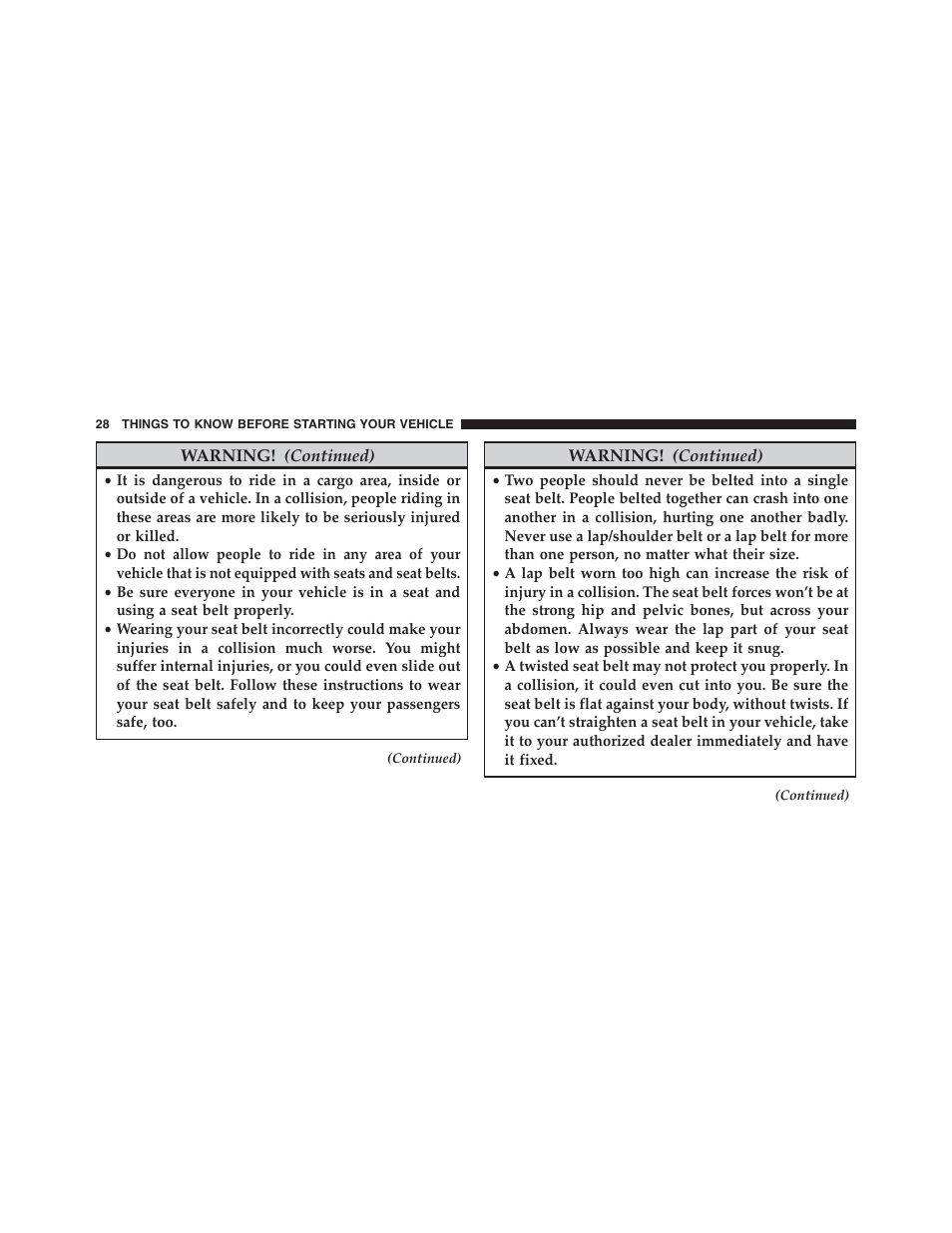 Ram Trucks 2015 ProMaster - Owner Manual User Manual | Page 30 / 431