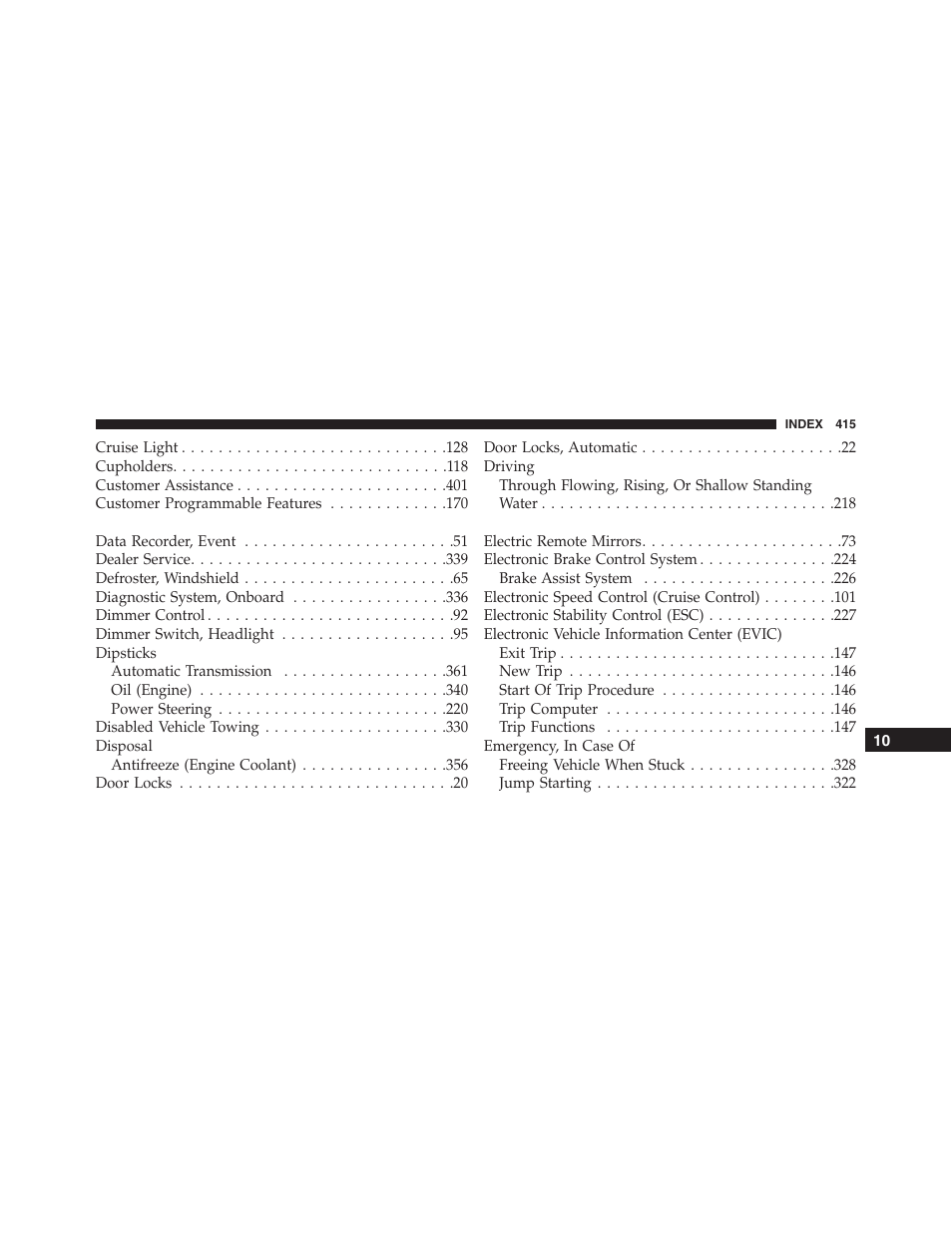 Ram Trucks 2015 ProMaster - Owner Manual User Manual | Page 417 / 431
