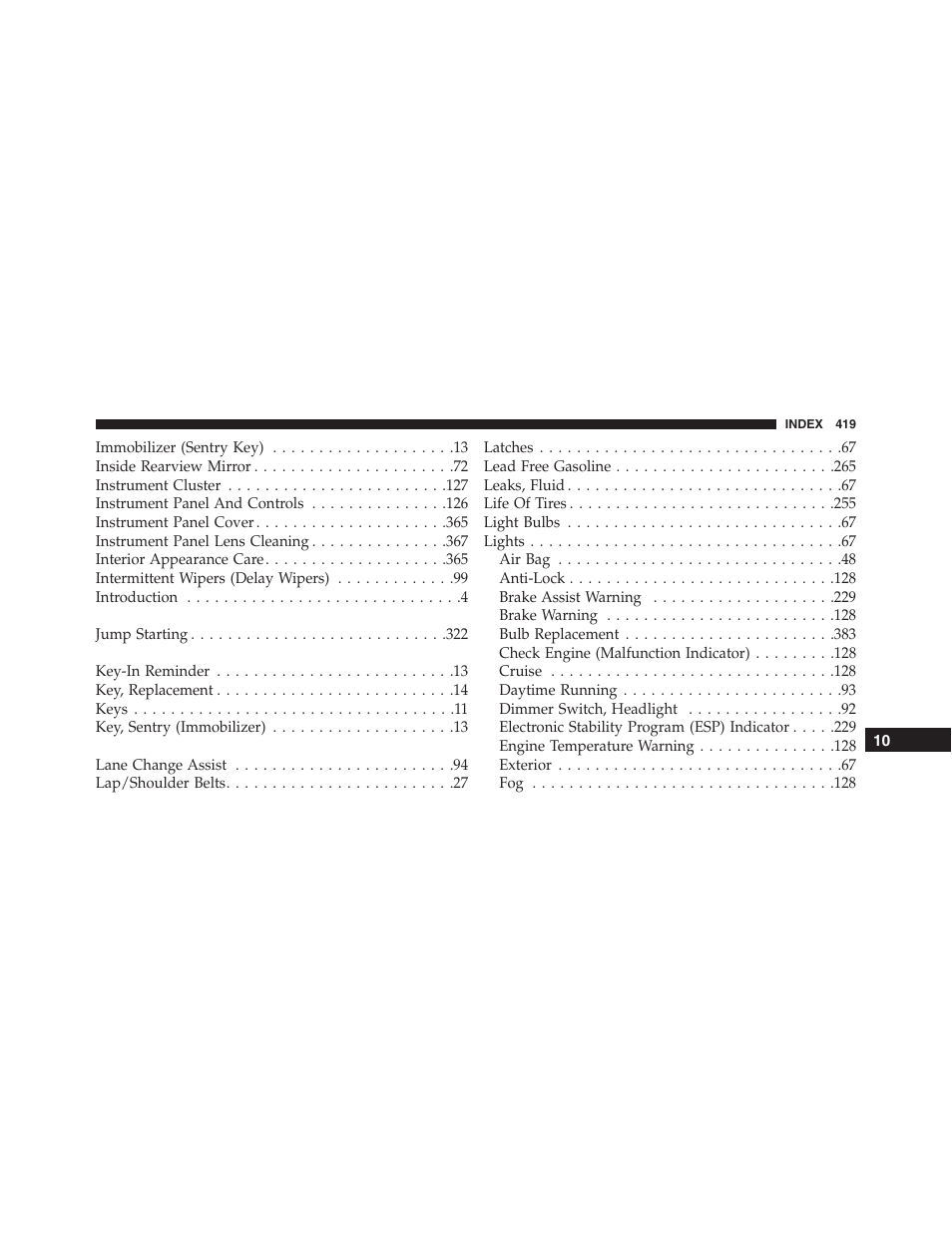 Ram Trucks 2015 ProMaster - Owner Manual User Manual | Page 421 / 431