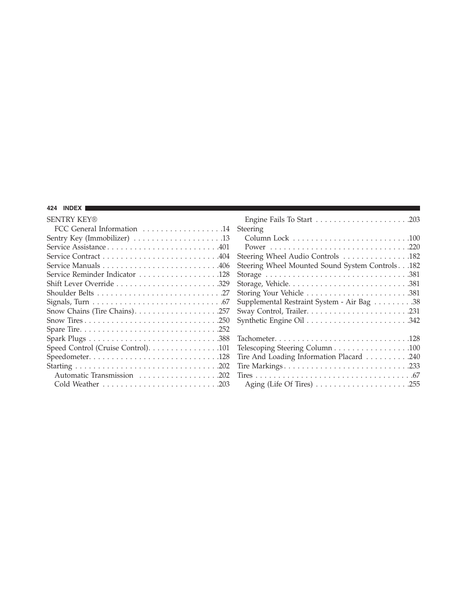 Ram Trucks 2015 ProMaster - Owner Manual User Manual | Page 426 / 431
