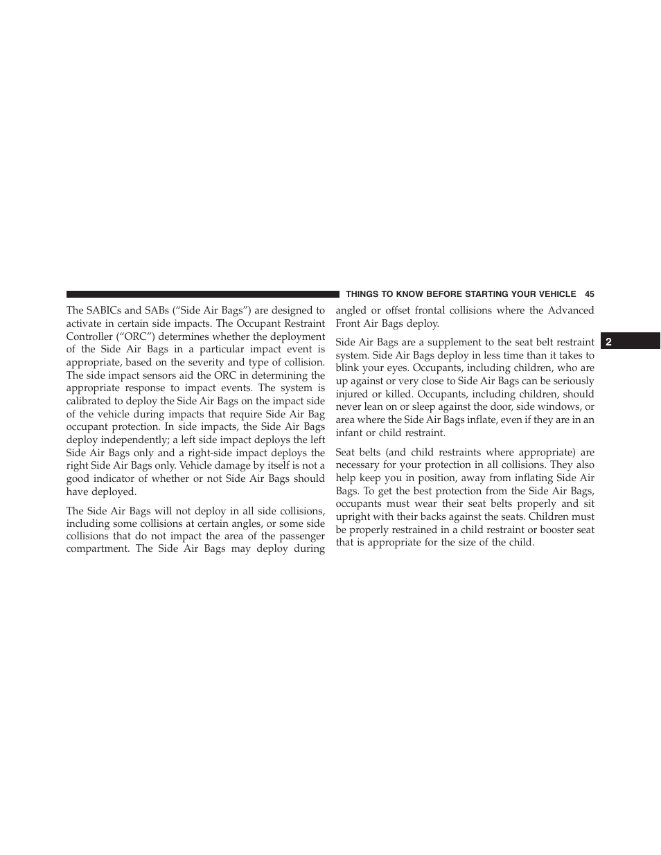 Ram Trucks 2015 ProMaster - Owner Manual User Manual | Page 47 / 431